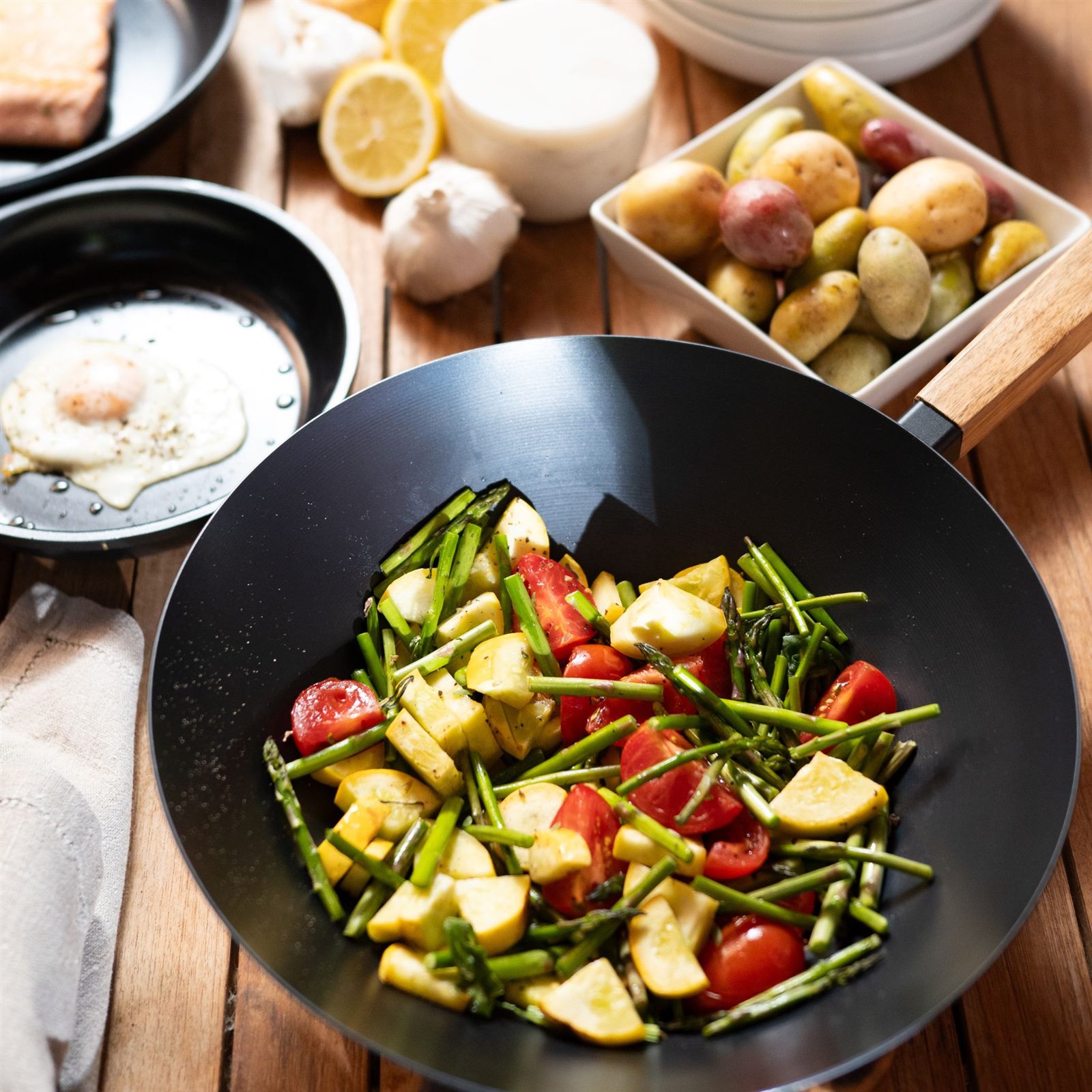 ALVA cookware in a warm kitchen setting