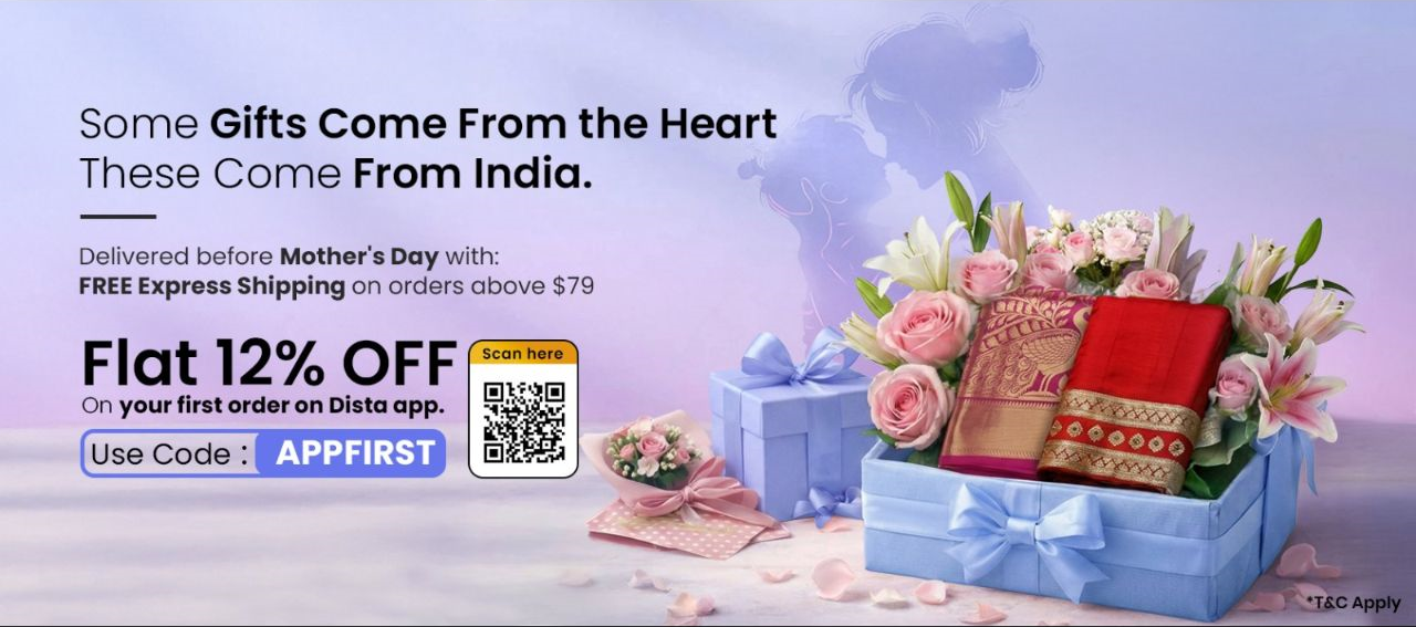 Distacart gifts from India promotional creative